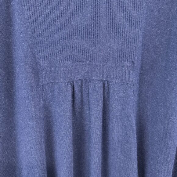 Eileen Fisher Cozy Viscose Stretch Knit Long Open Cardigan Womens Small Blue - Picture 14 of 16